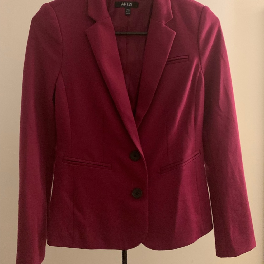 Purple (magenta to be exact) blazer